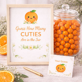 Baby Shower Guess How Many Cuties Photo Print Fotodruck
