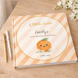 Baby Shower Guest Book A Little Cutie  Gästebuch