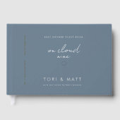 Baby Shower Guest Book - Cloud theme Gästebuch (Vorderseite)