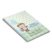 Baby Shower Guest Book - Monkey Notizblock (Rechte Seite)
