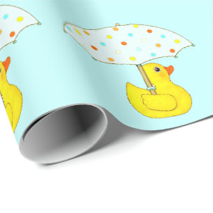 Baby-Shower-Gummienten-Dekor Geschenkpapier