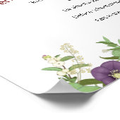 ✨ Baby Shower Ice Breaker School Daze Frage Poster (Ecke)