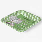 Baby Shower individuell gestalten Pappteller (Gewinkelt)