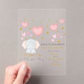Baby Shower Invitation Acryleinladungen (Insitu (Handheld))
