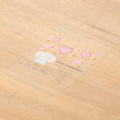 Baby Shower Invitation Acryleinladungen (Ablage )