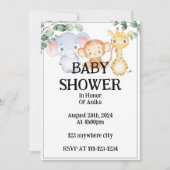 BABY SHOWER INVITATION, BABY SHOWER EINLADUNGEN (Vorderseite)