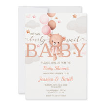 Baby Shower Invitation Card Girl