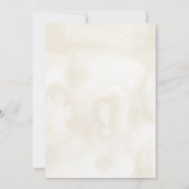 Baby Shower Invitation  –Customizable Einladung (Rückseite)