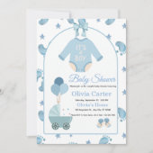Baby Shower Invitation Dankeskarte (Vorderseite)