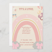 Baby shower invitation  einladung (Vorne/Hinten)