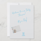 Baby Shower invitation Einladung (Vorderseite)