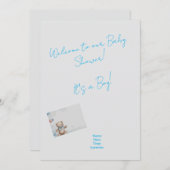 Baby Shower invitation Einladung (Vorne/Hinten)