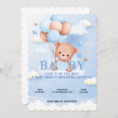 BABY SHOWER INVITATION EINLADUNG (Vorne/Hinten)