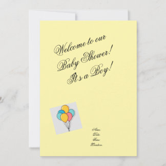 Baby Shower invitation Einladung