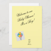 Baby Shower invitation Einladung (Vorne/Hinten)