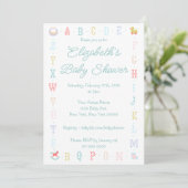 Baby Shower Invitation Einladung (Stehend Vorderseite)