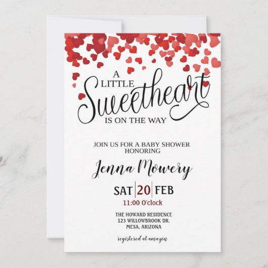 BABY SHOWER INVITATION EINLADUNG (Vorderseite)