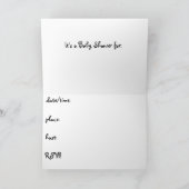 Baby shower invitation einladung (Innenseite)