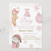 Baby Shower Invitation Feiertagskarte (Vorne/Hinten)