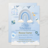 Baby Shower Invitation Feiertagskarte (Vorne/Hinten)
