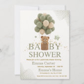 Baby Shower Invitation Feiertagskarte (Vorderseite)