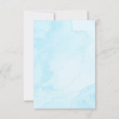 Baby Shower Invitation for Boy –Customizable Einladung (Rückseite)