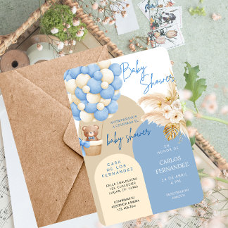 Baby Shower Invitation for Boy–Customizable Einladung