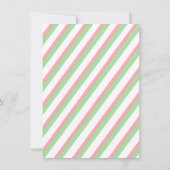 Baby Shower Invitation Girl Einladung (Rückseite)