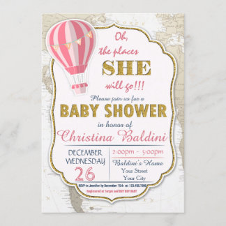 Baby Shower Invitation Girl Einladung