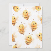 Baby Shower Invitation Our Sunshine (Rückseite)