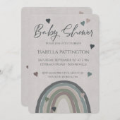 Baby Shower invitation paperlike Einladung (Vorne/Hinten)