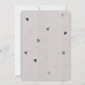 Baby Shower invitation paperlike Einladung (Rückseite)