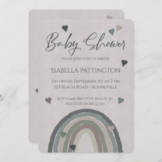 Baby Shower invitation paperlike Einladung