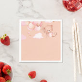 BABY SHOWER INVITATION SERVIETTE (Beispiel)