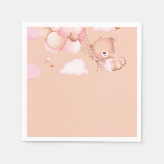 BABY SHOWER INVITATION SERVIETTE (Vorderseite)