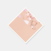 BABY SHOWER INVITATION SERVIETTE (Ecke)
