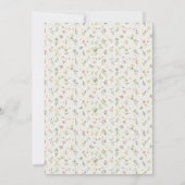 Baby Shower Invitation – Watercolor Garden Sprout Einladung (Rückseite)