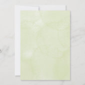 baby shower invitation with a Berry Sweet theme Einladung (Rückseite)