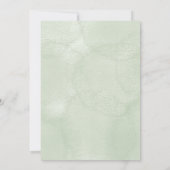 Baby shower invitation with jungle themed animals einladung (Rückseite)