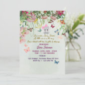 Baby Shower Invitations  Einladung (Stehend Vorderseite)