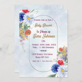 Baby Shower Invitations Einladung (Vorne/Hinten)