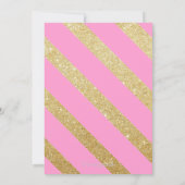 Baby Shower Invite - Glittered - Einladung (Rückseite)