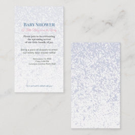 Baby Shower Invite | Teddy Bear Diaper Raffle Begleitkarte