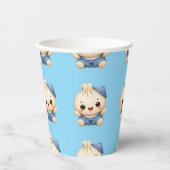 Baby Shower Junge Bao Pappbecher (Vorderseite)