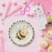 Baby Shower Junge Bienenschädling Pappteller (Party)