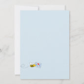 Baby Shower Junge blühende Blumengrün Mutter zu se Einladung (Rückseite)