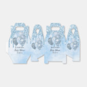 Baby Shower Junge hellblauen Ballons vielen Dank Geschenkschachtel (Ungefaltet)