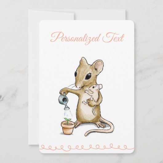 Baby Shower Karte (Vorderseite)