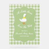 Baby Shower Kleine Gans Acrylschild (Vorderseite)