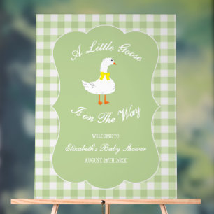 Baby Shower Kleine Gans Acrylschild